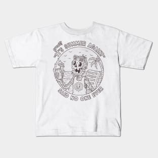 SUMMER AGAIN - LINES Kids T-Shirt